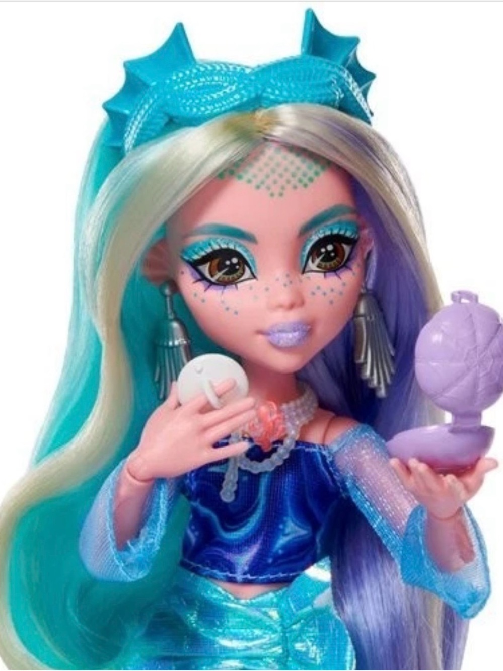 Monster High Skulltimate Secrets Fearidescent Lagoona Blue Doll